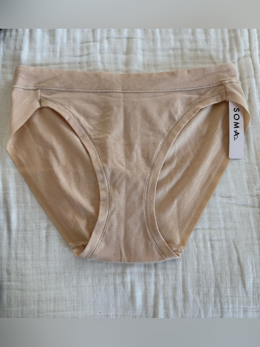 NWT Soma Vanishing Edge Cotton Bikini Underwear Size Small